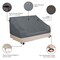 Modern Leisure Renaissance Patio Loveseat Cover, 82.5 in. L x 38 in. W x 38.25 in. H, Gray 3020 - alternate 7